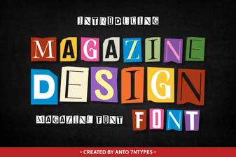 Font Choices for Creative Magazine Design