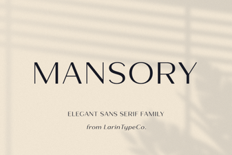 Mansory Font: Design Elegance for Your Projects