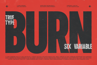 Trt Burn Font for Impactful Design Projects